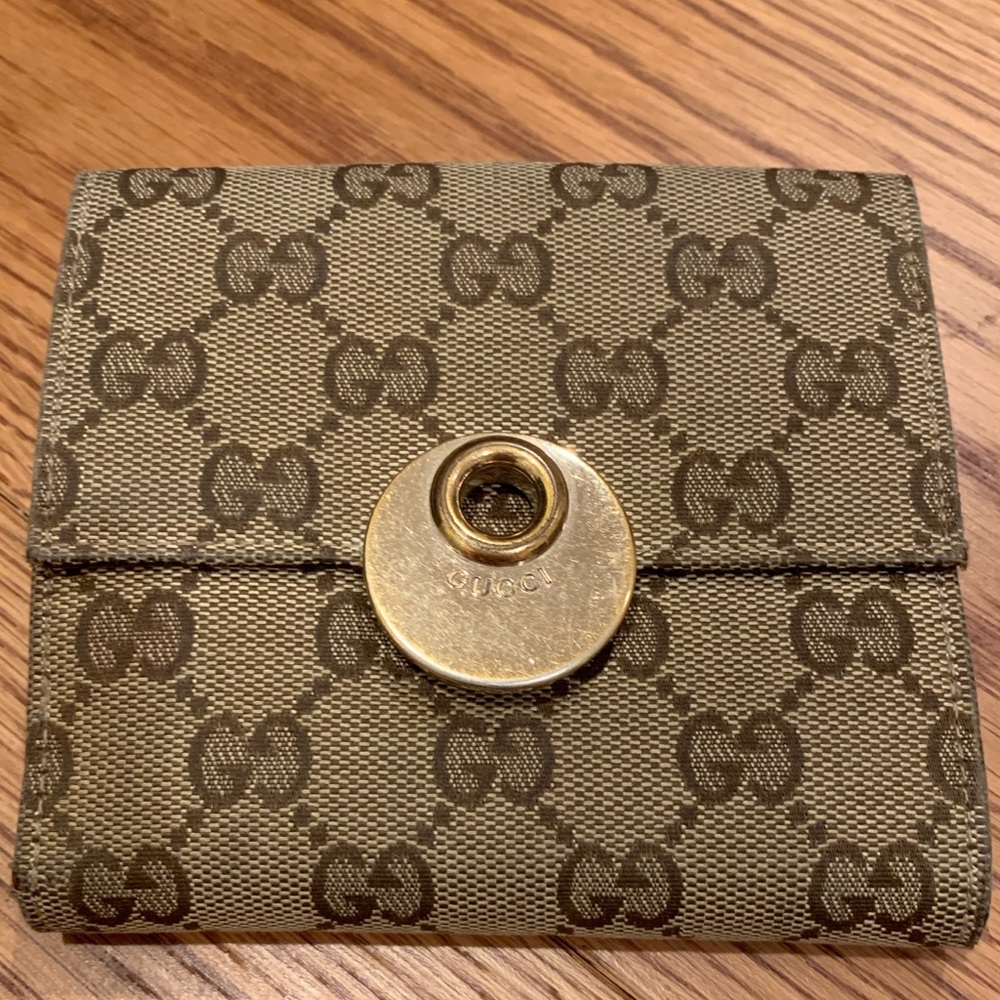 Gucci Brown Monogram Wallet